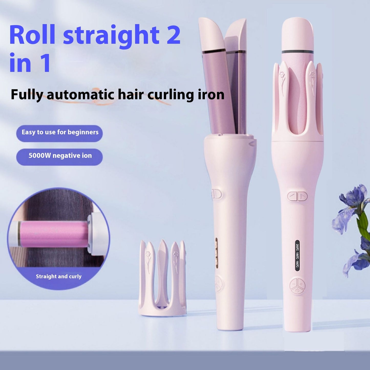 Easygoing - Automatic 2 in 1 Hair Curler and Straightener